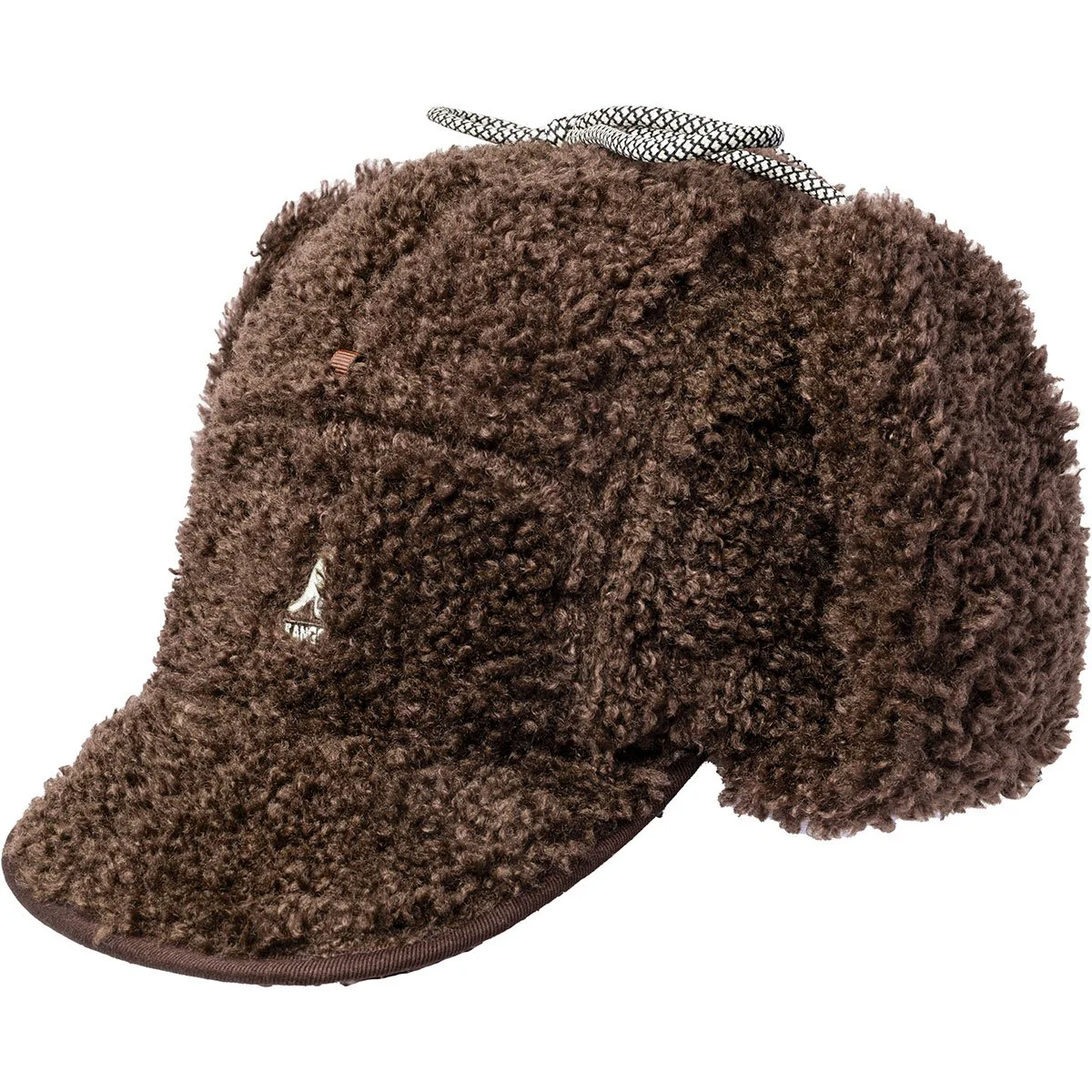 Faux Shearling Utility Flap Cap
