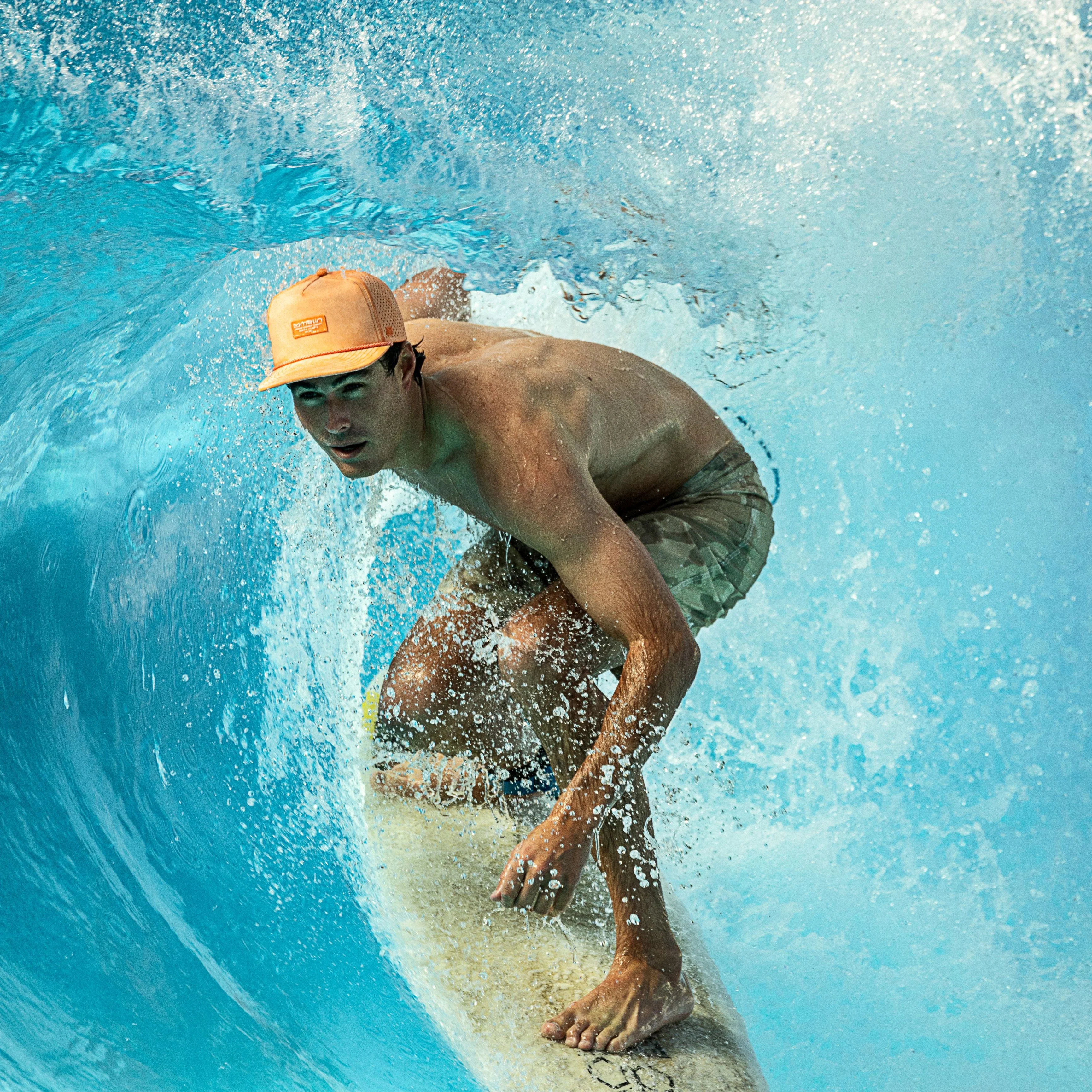 Hydro Coronado Brick Baseball Cap - Cantaloupe Cooler
