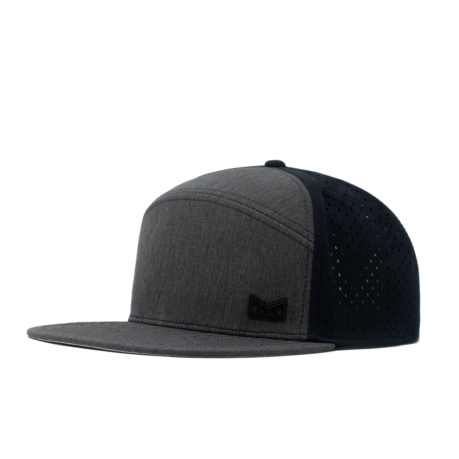 Hydro Trenches Icon Baseball Cap - Heather Charcoal/Black