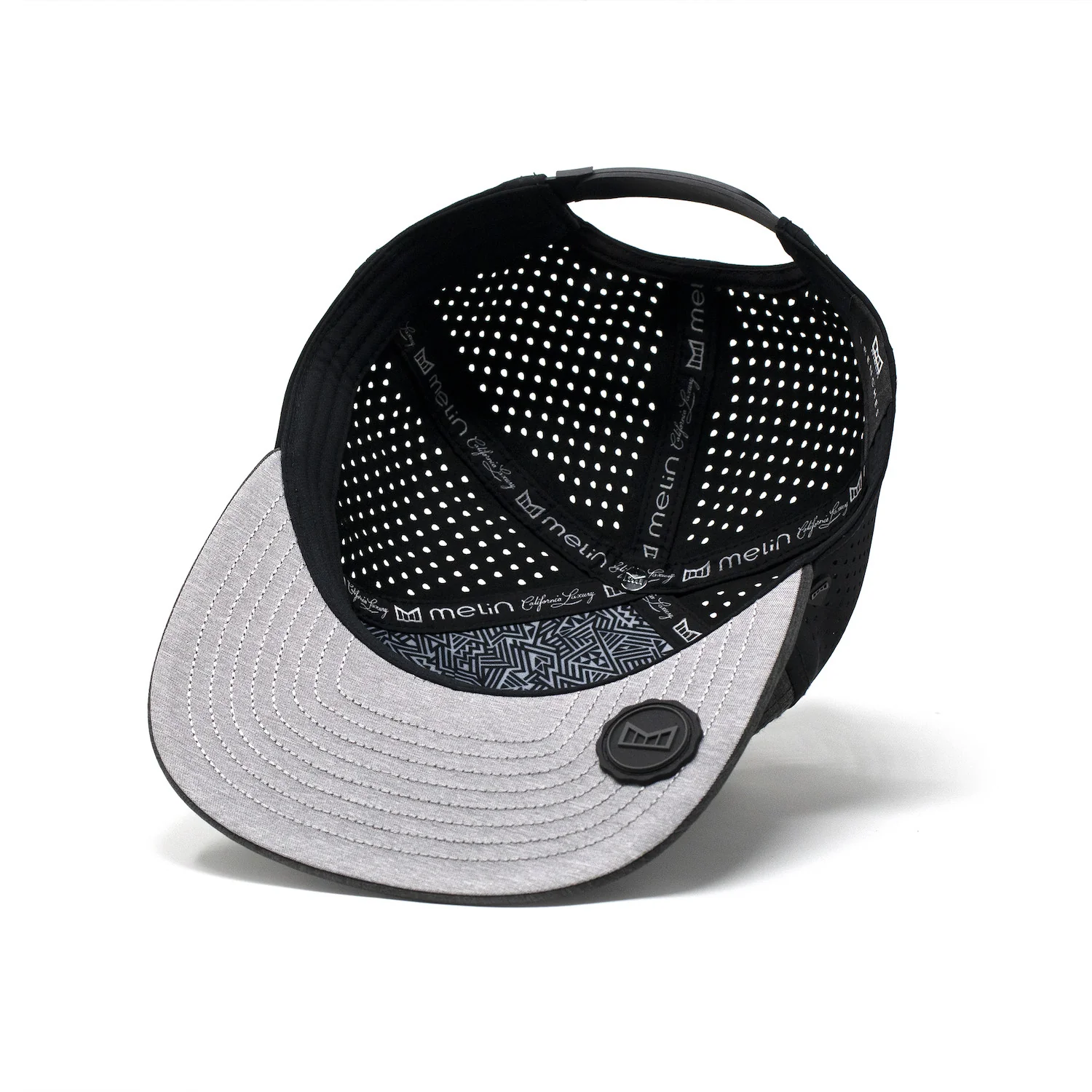 Hydro Trenches Icon Baseball Cap - Heather Charcoal/Black