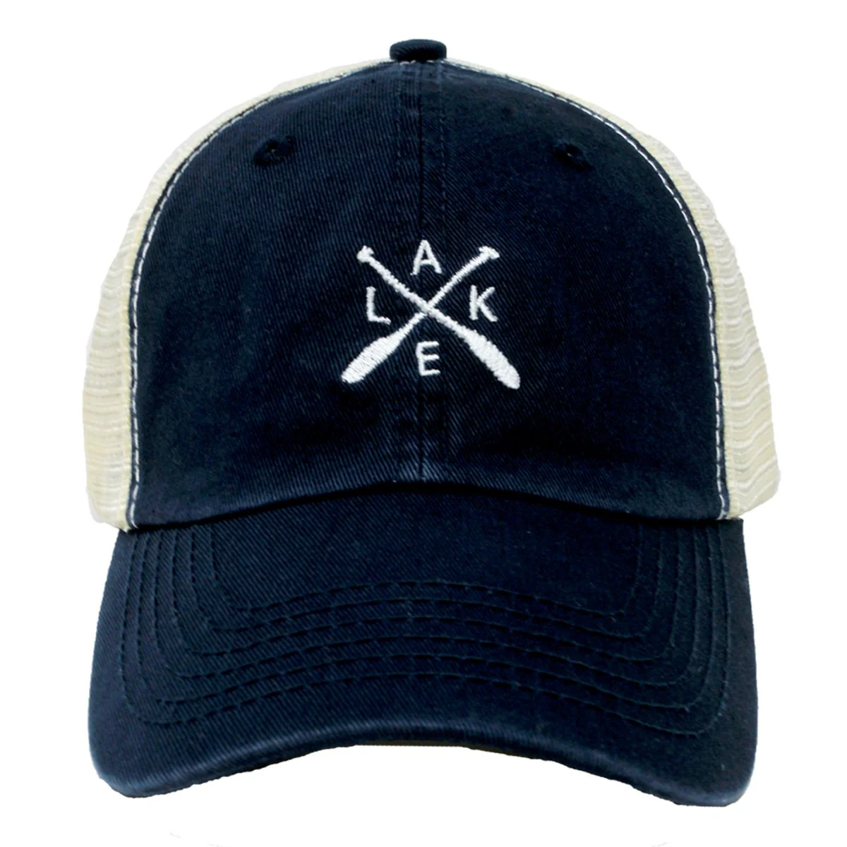 Lake Oars Mesh Back Ponyflo Baseball Cap