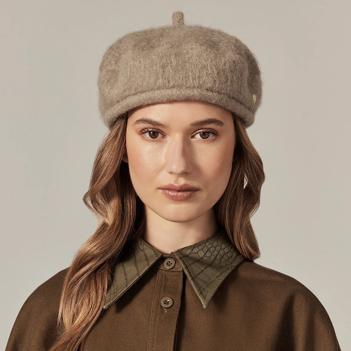 Louella Mohair Blend Beret